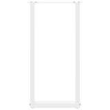 Console Table Legs U-Shaped 2 pcs White 28x cm Steel 4013169