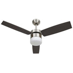Ceiling Fan with Light and Remote Control 108 cm Dark Brown 51491