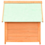 ZNTS Dog House Solid Pine & Fir Wood 72x85x82 cm 170639