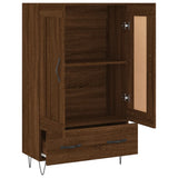 Highboard Brown Oak 69.5x31x115 cm Engineered Wood 830323