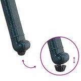 Garden Chair 2 pcs Green 55 x 56.5 x 91cm Aluminium 42002377