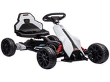 12V Electric Go Kart for Kids, Ride-On Racing Go Kart with Forward Reversing, Rechargeable Battery, T3398P348371