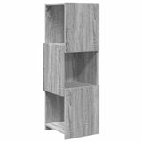 Corner Cabinet Grey Sonoma 30.5x30x95cm Engineered Wood 889834