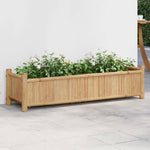 ZNTS Planter 100x30x25 cm Bamboo 366461