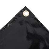 Tarpaulin 650 g/m² 2x3 m Black 151349
