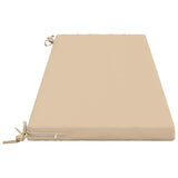 2-Piece Bench Cushions SOEST 2 pcs 100% Polyester Cream 949393