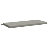 2-Piece Bench Cushions SOEST 2 pcs 100% Polyester Grey 949351