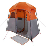 Shower Tent 2-Person Grey and Orange Waterproof 4009535