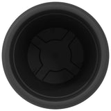 Round Flower Pot 6 pcs Black 34 x 28 cm Plastic 42020287