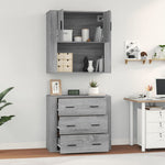 Highboard Grey Sonoma Engineered Wood 3185389