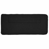 Upholstered Headboard Brown and Black 100 cm Solid Pine Wood 880195