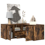 Corner Cabinet Smoked Oak 160x40x45 cm Engineered Wood 3307823