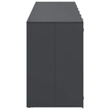 Wheelie Bin Storage for 6 Bins Anthracite 408 x 77.5 x 115.5 cm 3394772