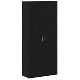 Highboard 80 x 35 x 180 cm Engineered Wood Black oak 3365563