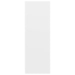 ZNTS Wall-mounted TV Cabinet White 37x37x107 cm Engineered Wood 805480