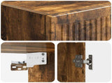 Wall-Mounted Cabinet Smoked Oak 33 x 34.5 x 90 cm 897910
