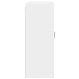 Wall Glass Cabinet PORTO High Gloss White 80 x 31 x 80 cm 885419