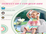 Kids Armchair Toddler Sofa Children Chair with Arm Rest, Wooden Frame, Velvet, PP Legs, Cloud Shape, T3398P347656
