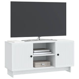 TV Cabinet 102 x 34.5 x 50 cm White Engineered Wood 894005