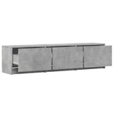 TV Cabinet with LED with LED Concrete Grey 165 x 34 x 40 cm 3418713