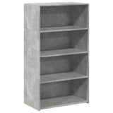 Highboard Concrete Grey 70x41x124 cm Engineered Wood 846407