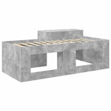 Kids'High Bed Frame with Desk Concrete Grey 80 x 200 cm 3422646