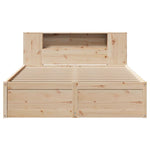 Bed Frame without Mattress 140x200 cm Solid Wood Pine 3323416
