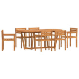 7 Piece Garden Dining Set Solid Wood Acacia 3334772