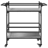 Kitchen Trolley Grey Sonoma 82x40x78.5 cm Engineered Wood 842364