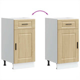 Kitchen Base Cabinet Porto Sonoma Oak Engineered Wood 853950