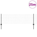 Fence and Post Grey 0.6 x 25 m Steel 3336110