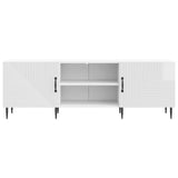 TV Cabinet High Gloss White 150 x 31 x 50 cm Engineered Wood 894919