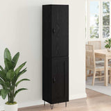 Highboard Black Oak 34.5 x 34 x 90 cm Engineered Wood 3402733