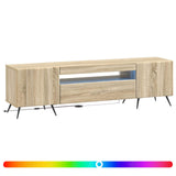 LED TV Cabinet Sonoma Oak Engineered Wood 897567