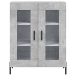 Highboard Concrete Grey 69.5x34x180 cm Engineered Wood 3198285