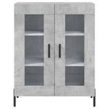 Highboard Concrete Grey 69.5x34x180 cm Engineered Wood 3198285