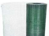 Chicken Wire Fence Galvanised with PVC Coating 25x1 m Green 140439