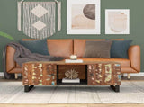 Coffee Table 100x54x40 cm Solid Wood Reclaimed&Engineered Wood 351952
