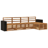 Outdoor Sofa Set 5 pcs Natural 3384240