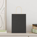 Paper Bags 250 pcs with Handles Black 21x11x28 cm 4101643