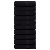 Premium Shower Towels SOLUND 10 pcs Black 70x140 cm 600 gsm 137430