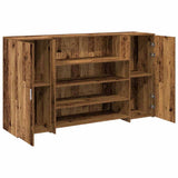 Reception Desk Old Wood 180x50x103.5 cm Engineered Wood 3324176