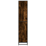 Book Cabinet Smoked Oak 40x35x170.5 cm Engineered Wood 849141