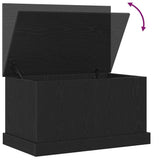Storage Box Black oak 70 x 40 x 38 cm Engineered Wood 862826