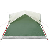 Camping Tent Cabin 4-Person Green Waterproof 4009452