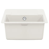 Sink White 670 x 460 mm 80% Quartz and 20% Resin 42028411