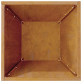 Garden Planter 5 pcs Rusty 35 x 35 x 15 cm Weathering Steel 873809