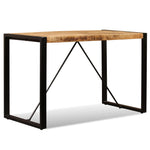 ZNTS Dining Table Solid Rough Mango Wood 120 cm 243996