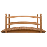 Garden Bridge 140x60x60 cm Solid Firwood 313890