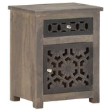 Bedside Cabinet 40x30x50 cm Solid Mango Wood 288101